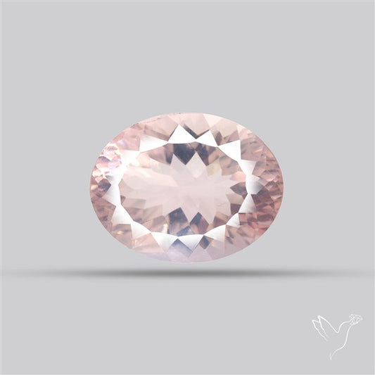 Millennium Cut Fine Rose Quartz Brazil Concave Cut 