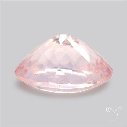 Millennium Cut Fine Rose Quartz Brazil Concave Cut