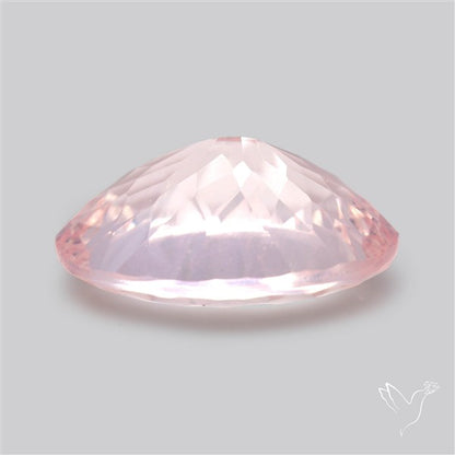 Millennium Cut Fine Rose Quartz Brazil Concave Cut