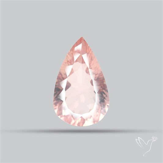 Millennium Cut Fine Rose Quartz Brazil Concave Cut 