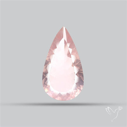 Millennium Cut Fine Rose Quartz Brazil Concave Cut 