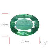 Faceted Green Kyanite Fine Gemstone