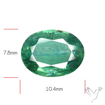 Faceted Green Kyanite Fine Gemstone