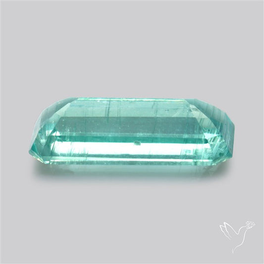 Faceted Paraiba Blue Fine Kyanite Gemstone