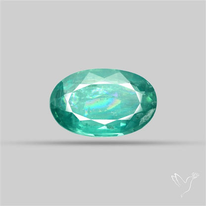 Faceted Paraiba Blue Fine Kyanite Gemstone