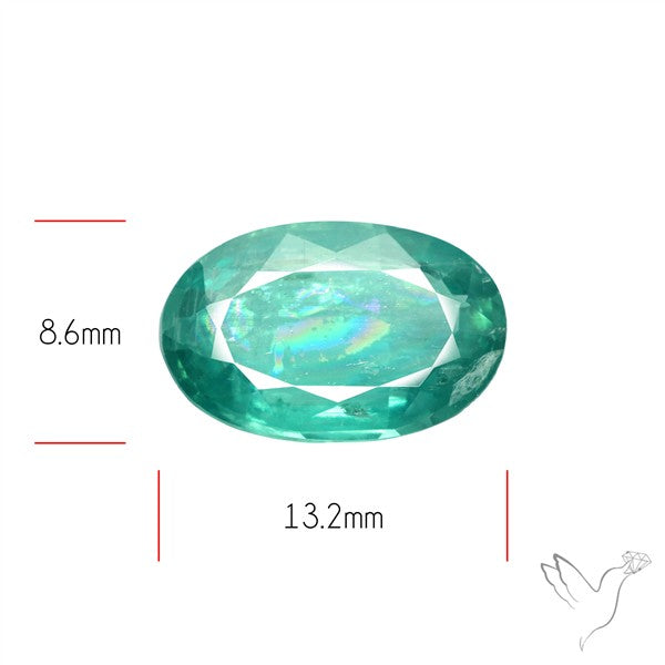 Faceted Paraiba Blue Fine Kyanite Gemstone