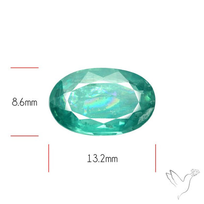 Faceted Paraiba Blue Fine Kyanite Gemstone