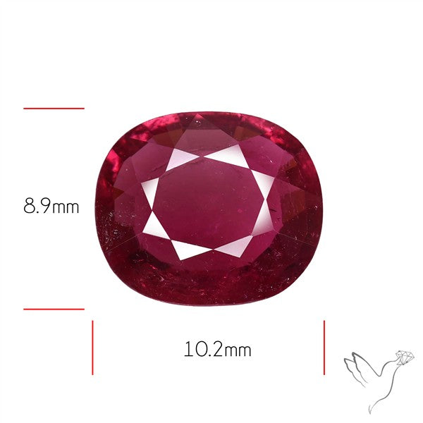 Rubellite Tourmaline Faceted Fine Gemstone