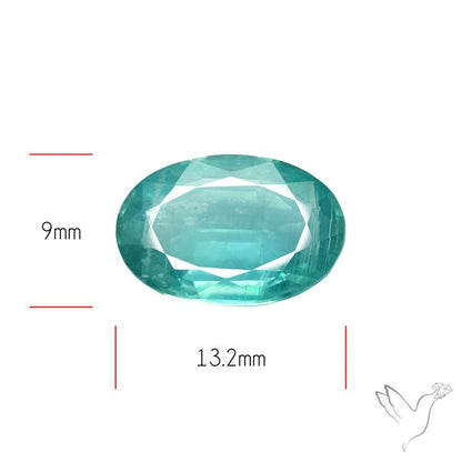Faceted Paraiba Blue Fine Kyanite Gemstone