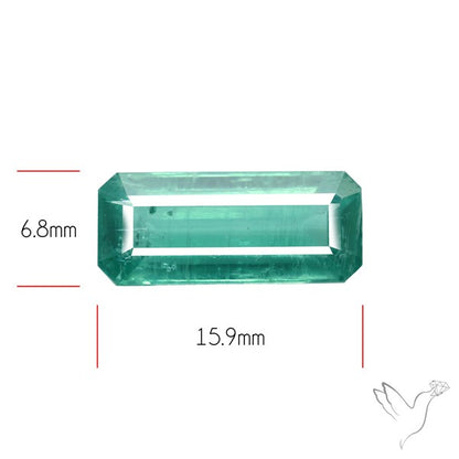 Faceted Paraiba Blue Fine Kyanite Gemstone