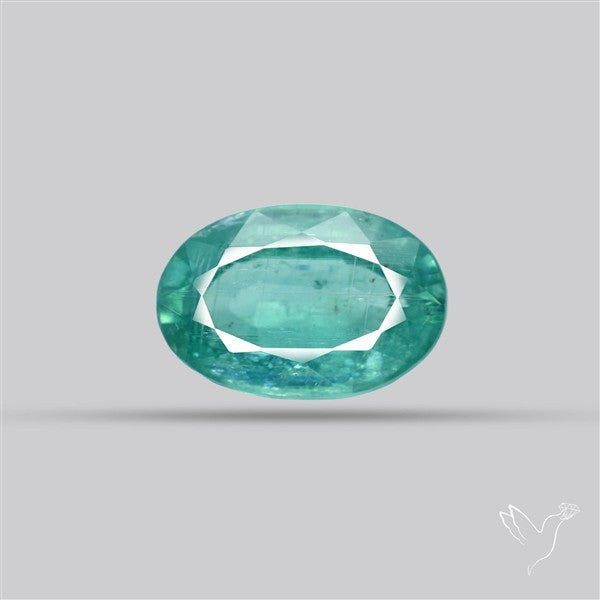 Faceted Paraiba Blue Fine Kyanite Gemstone