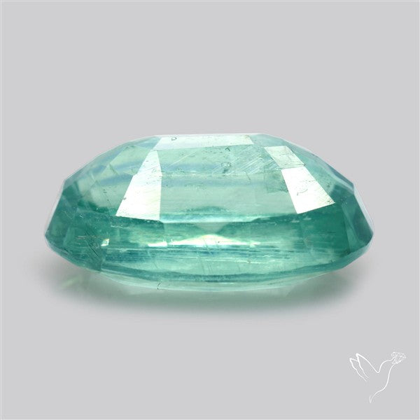 Faceted Paraiba Blue Fine Kyanite Gemstone