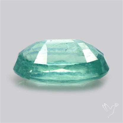 Faceted Paraiba Blue Fine Kyanite Gemstone