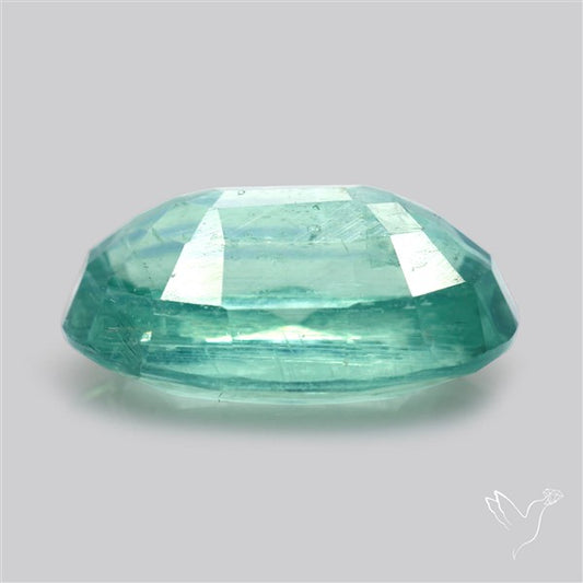 Faceted Paraiba Blue Fine Kyanite Gemstone