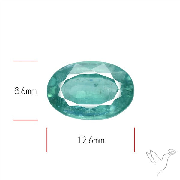 Faceted Paraiba Blue Fine Kyanite Gemstone