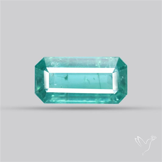 Faceted Paraiba Blue Fine Kyanite Gemstone