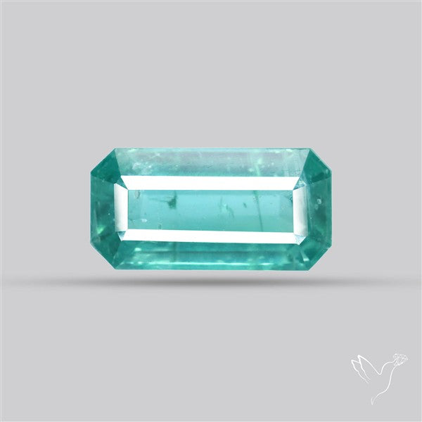 Faceted Paraiba Blue Fine Kyanite Gemstone