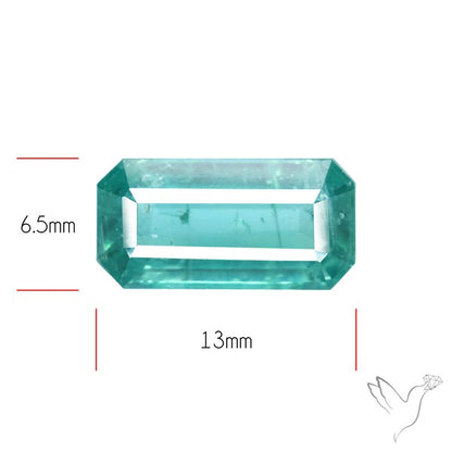 Faceted Paraiba Blue Fine Kyanite Gemstone