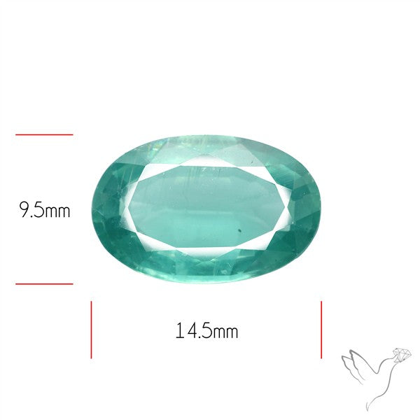 Faceted Paraiba Blue Fine Kyanite Gemstone