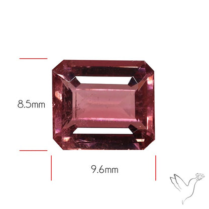 Pink Tourmaline Faceted Fine Gemstone