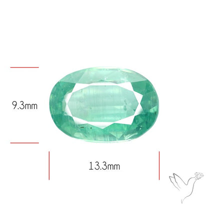 Faceted Paraiba Blue Fine Kyanite Gemstone