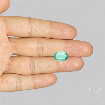 Faceted Paraiba Blue Fine Kyanite Gemstone