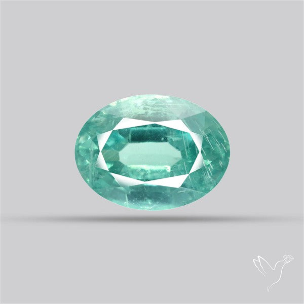 Faceted Paraiba Blue Fine Kyanite Gemstone