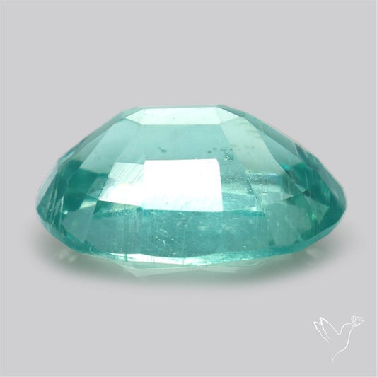 Faceted Paraiba Blue Fine Kyanite Gemstone