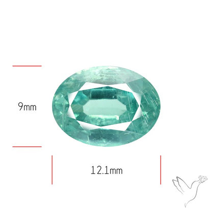Faceted Paraiba Blue Fine Kyanite Gemstone