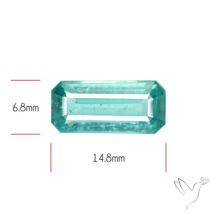 Faceted Paraiba Blue Fine Kyanite Gemstone