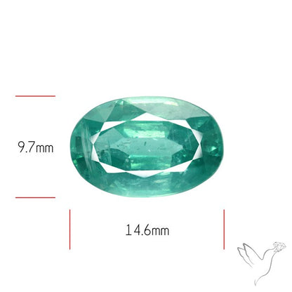 Faceted Paraiba Blue Fine Kyanite Gemstone