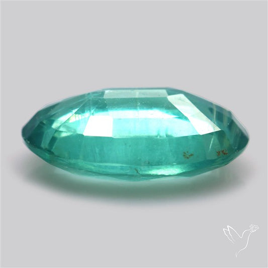 Faceted Paraiba Blue Fine Kyanite Gemstone