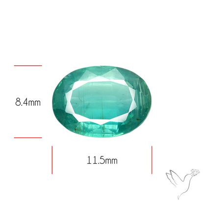 Faceted Paraiba Blue Fine Kyanite Gemstone