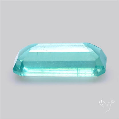 Faceted Paraiba Blue Fine Kyanite Gemstone