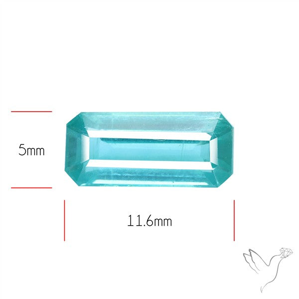 Faceted Paraiba Blue Fine Kyanite Gemstone
