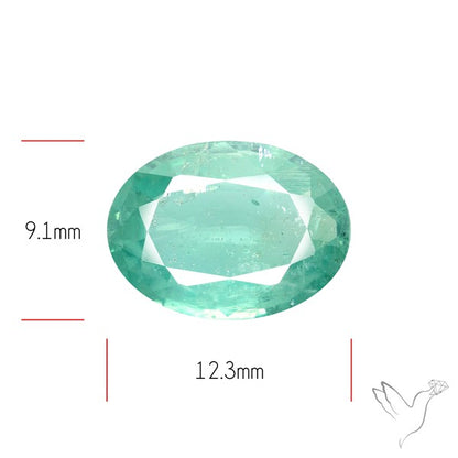 Faceted Paraiba Blue Fine Kyanite Gemstone