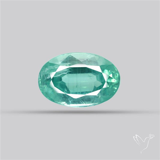 Faceted Paraiba Blue Fine Kyanite Gemstone