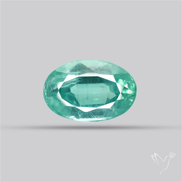 Faceted Paraiba Blue Fine Kyanite Gemstone