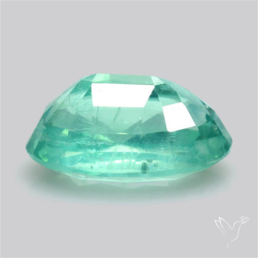 Faceted Paraiba Blue Fine Kyanite Gemstone