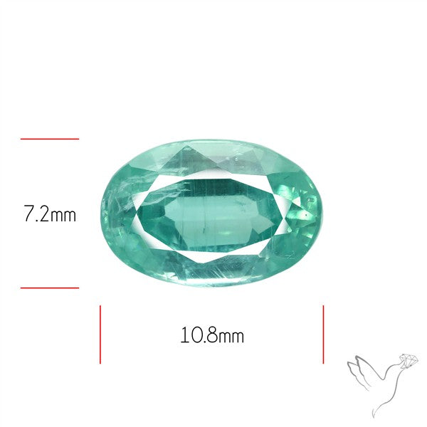 Faceted Paraiba Blue Fine Kyanite Gemstone