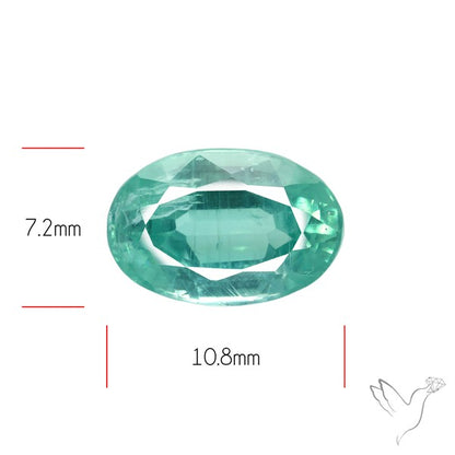 Faceted Paraiba Blue Fine Kyanite Gemstone