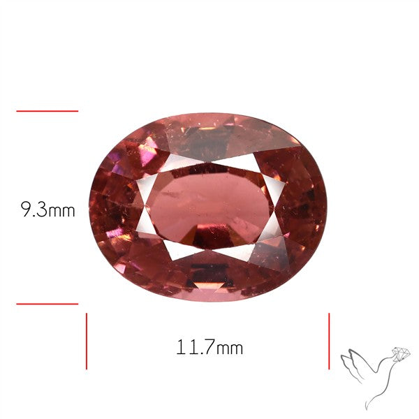 Pink Tourmaline Faceted Fine Gemstone