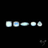 Faceted African Blue Moonstone Set