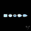 Faceted African Blue Moonstone Set