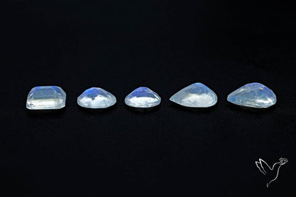 Faceted African Blue Moonstone Set