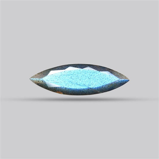 Deep Blue Labradorite Faceted High Grade Fine Gemstone