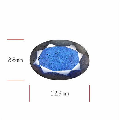 Deep Blue Labradorite Faceted High Grade Fine Gemstone