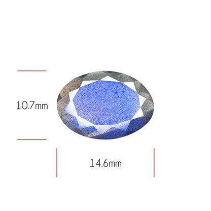 Deep Blue Labradorite Faceted High Grade Fine Gemstone