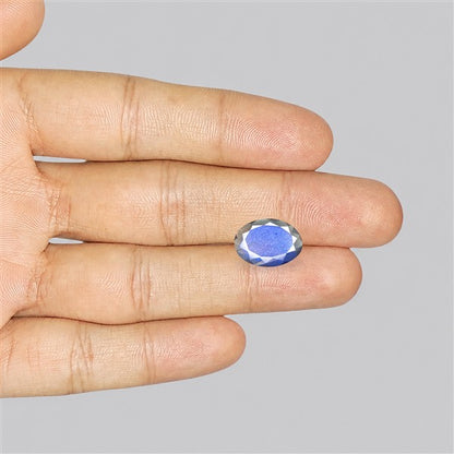 Deep Blue Labradorite Faceted High Grade Fine Gemstone