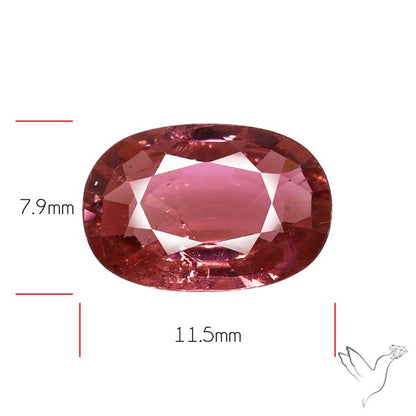 Pink Tourmaline Faceted Fine Gemstone